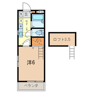 所沢コスモハイツの間取り