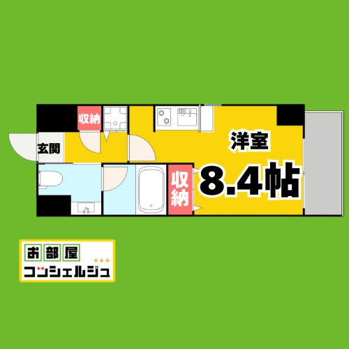 リヴシティ栄の間取り