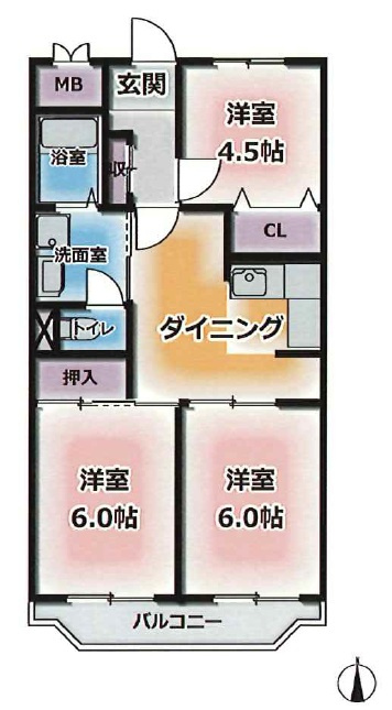 ビアンコ・ディ・モーラの間取り