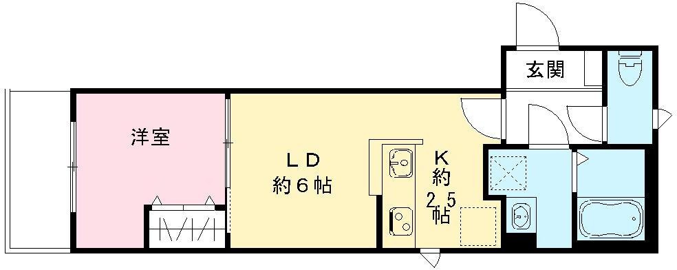 Ａｏａｋｕａ（アオアクア）の間取り|間取りです。