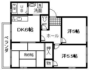 【間取り】 | フレグランス阪南C棟