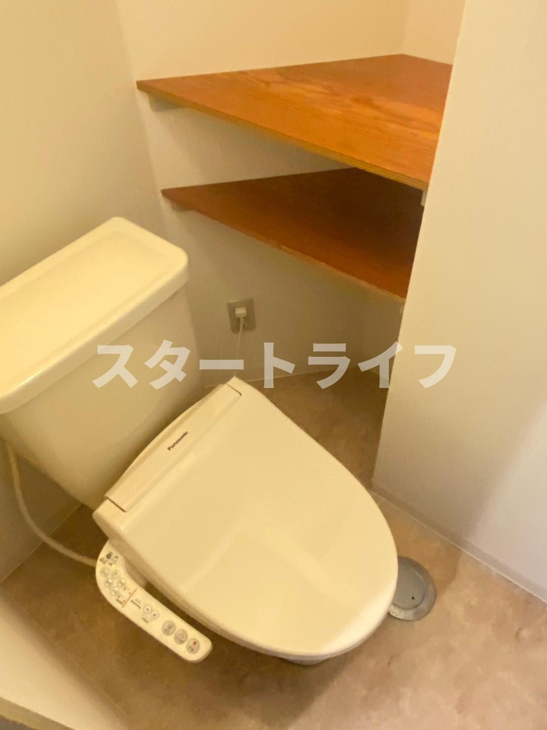 大阪市東淀川区豊新２丁目の賃貸マンションのトイレ