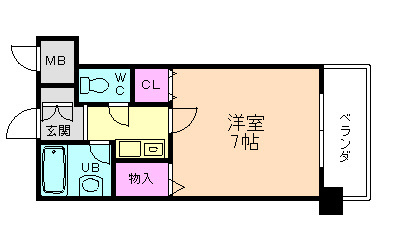 【間取り】 | ル・シェル福島