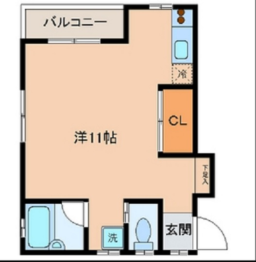 パオネⅡの間取り|間取り