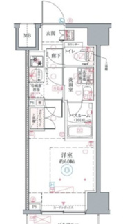 【間取り】 | クレヴィスタ横浜関内Ⅱ