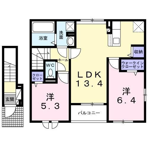 アンソレイユの間取り