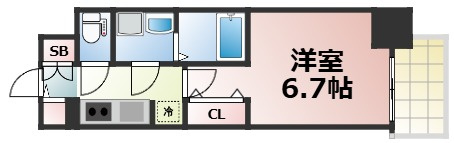 【間取り】 | ファーストフィオーレ大阪城イースト　仲介手数料無料