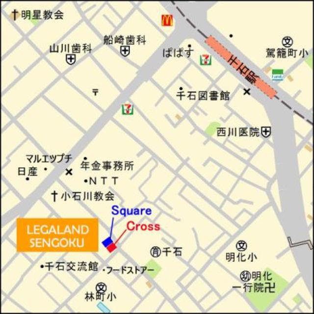 ＬＥＧＡＬＡＮＤ　ＳＥＮＧＯＫＵ　Ｃｒｏｓｓの地図