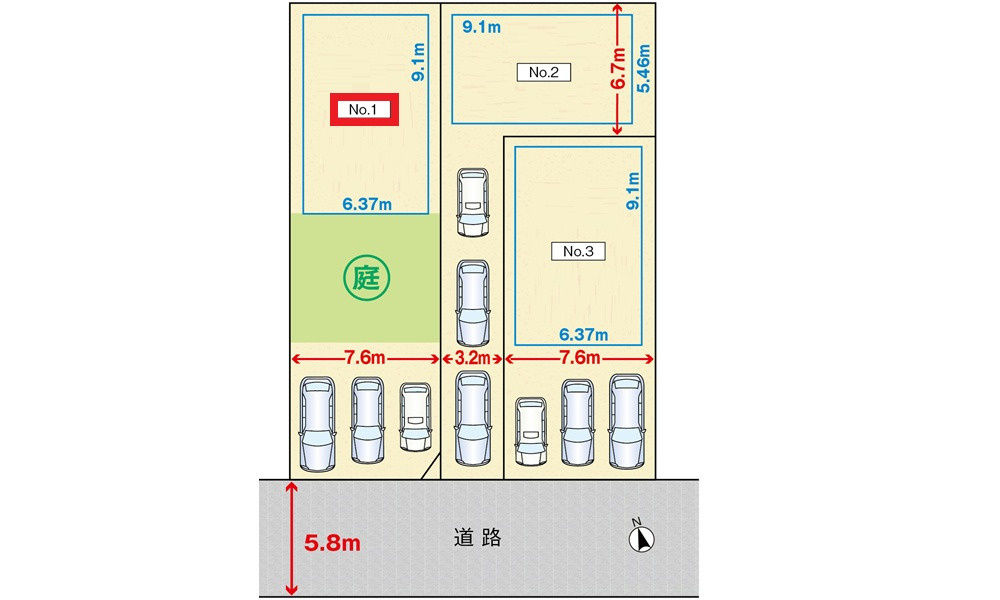 広島市中区光南１丁目　土地の土地図|NO1