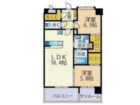 【間取り】 | ライフ姪の浜