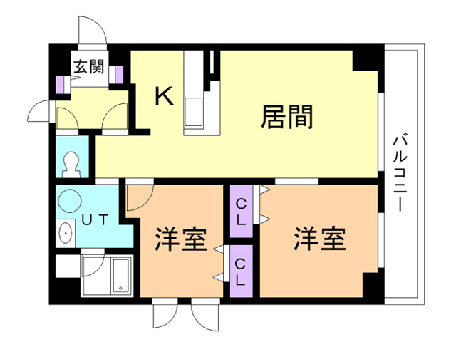 プロヴァンス中島の間取り
