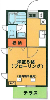 【間取り】 | ブランドール中根 | 間取りです。