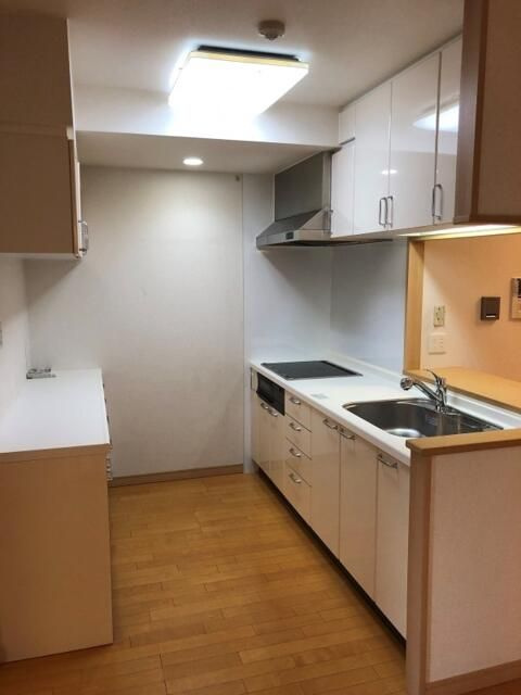 Ｔ’ｓ　ｇａｒｄｅｎ北柏　１号棟のキッチン