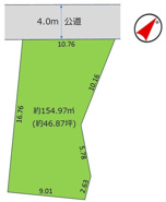 野田市清水4期　売地　46坪の画像