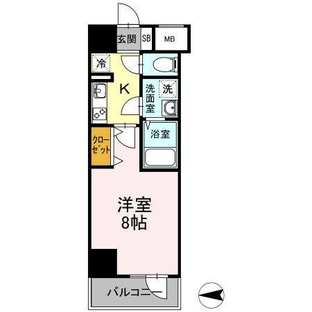 D-room早稲田の間取り