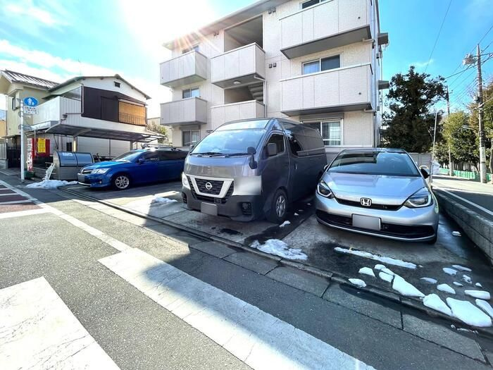 グリーンパークの駐車場