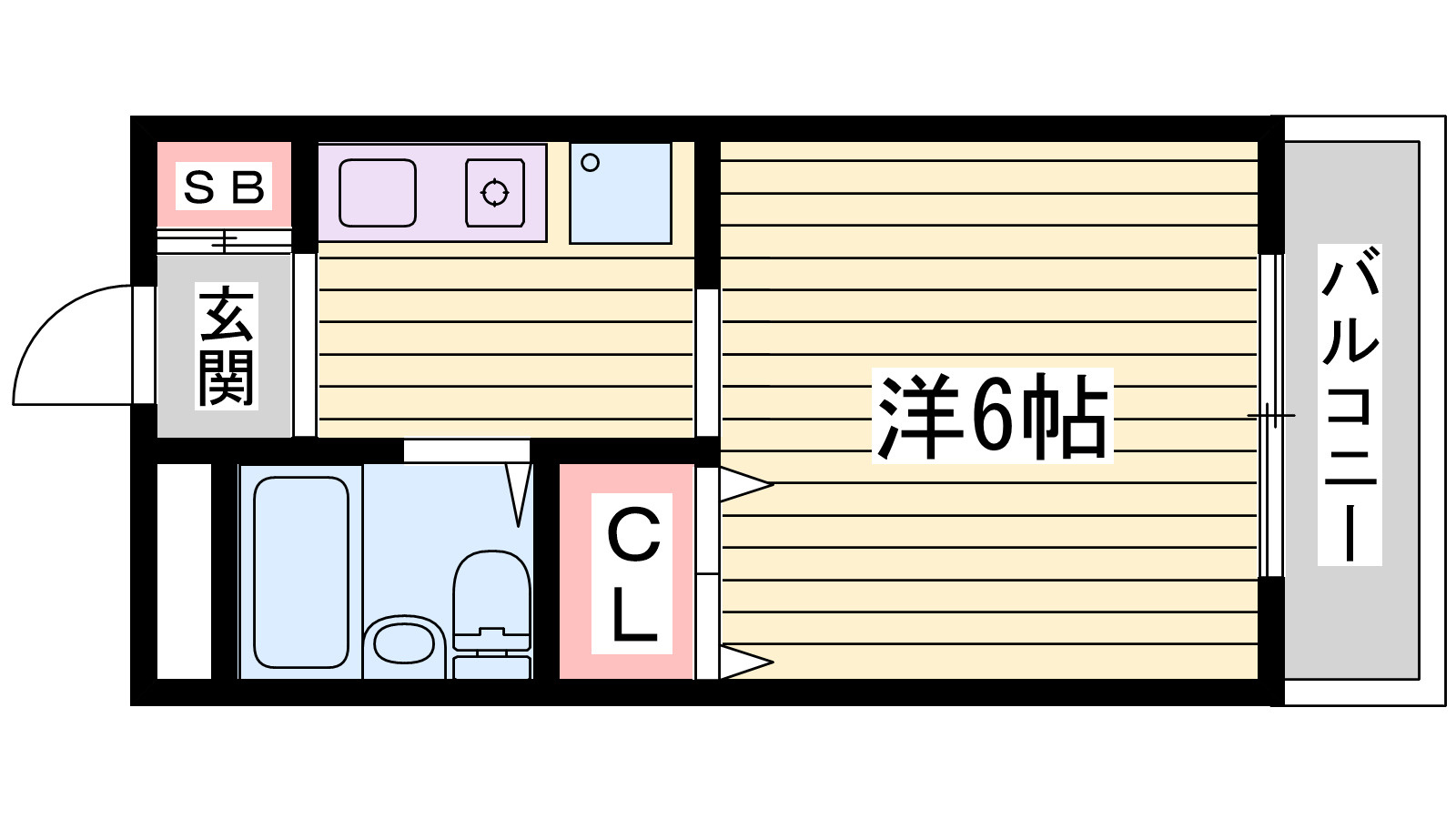 プリンス小束山の間取り