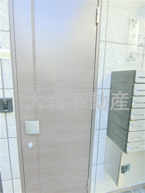 タウンハウス大森の玄関