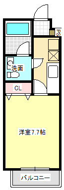 ＫＵ・ワコース大成Ｍの間取り