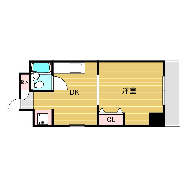 クリテリオン新大阪の間取り