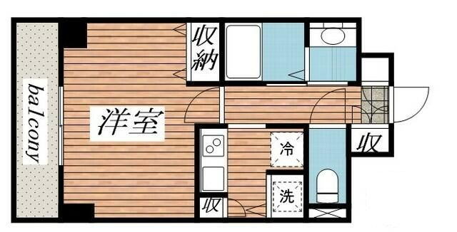 メゾン・ド・ヴィレ八丁堀の間取り|間取りです。