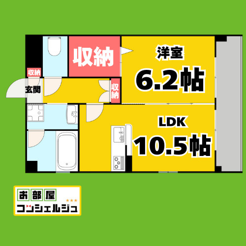 HILLS CRESTの間取り