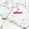 【地図】ル・シヤージュ神宮前 