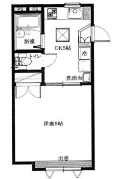 杉並区成田東４丁目のアパートの間取り