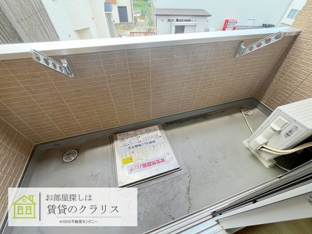 ベルフィールド西京極 東棟のバルコニー
