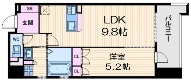 【間取り】 | セイワパレス大手前西