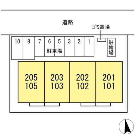 ル・グランⅢの区画図