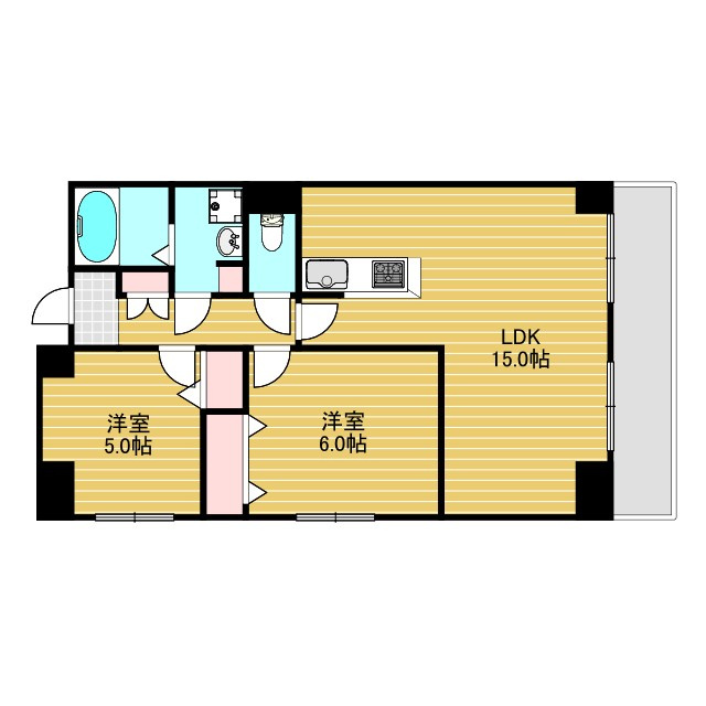 PARK HILLS新大阪Oasis の間取り
