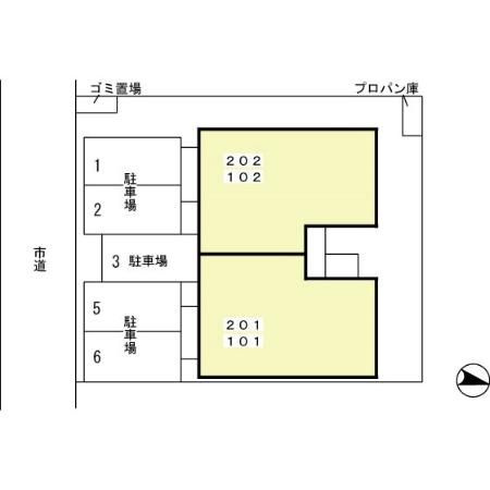 メゾン・ド・ルミエールの区画図