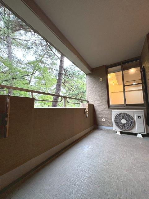 ファミール夙川宮西町のバルコニー