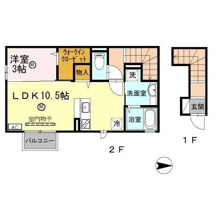 フルール渕町の間取り