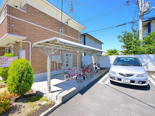 プラシード　パラッツォのその他共用部分|自転車置き場です