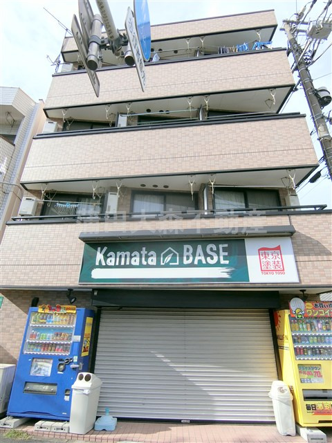 パレットハウスの外観|2002年4月築　鉄骨造地上4階建て
東京都大田区西蒲田8丁目　JR京浜東北線蒲田駅徒歩8分