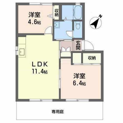 フレグランス城南の間取り