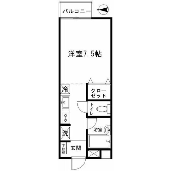 【間取り】 | クレスト田町Ａ棟