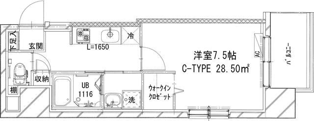 グランメール八王子の間取り