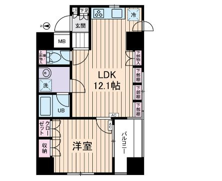 アムス馬喰町の間取り