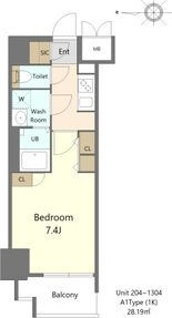 S-RESIDENCE高岳駅前awake(アウェイク)の間取り