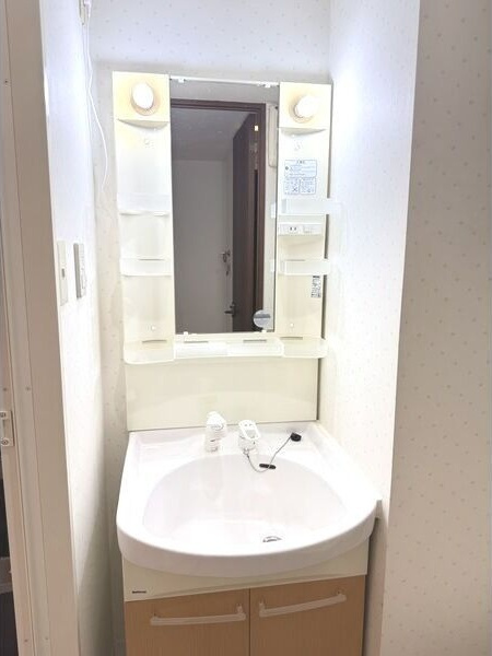 ソレイルコート桜本町の洗面所
