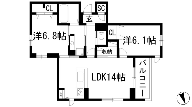 【間取り】 | NIGAWA RESIDENCE 2