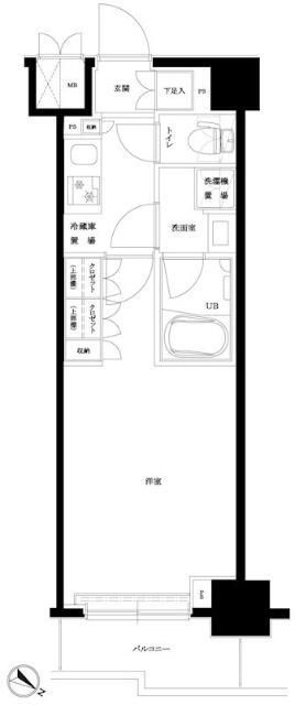 ルーブル住吉弐番館の間取り