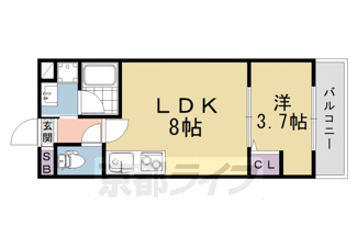 【間取り】 | （仮称）伏見区上中町マンション