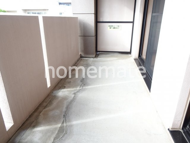 熊本市南区近見６丁目の賃貸マンションのバルコニー
