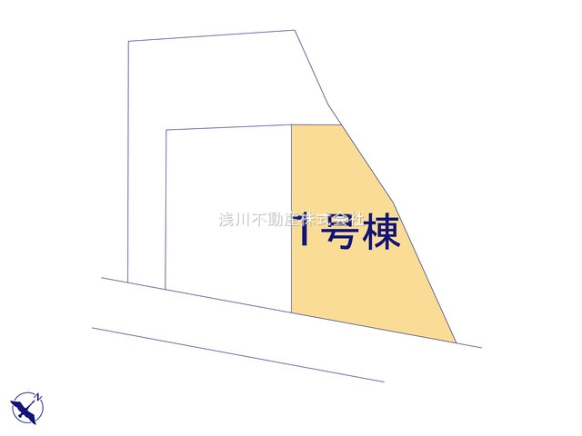 八王子市　長房町　新築一戸建て　５期の区画図|～全3棟の新しいコミュニティーが誕生～