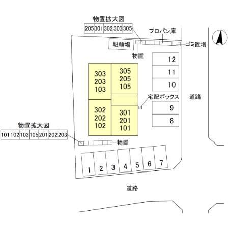 KOHRYUの区画図