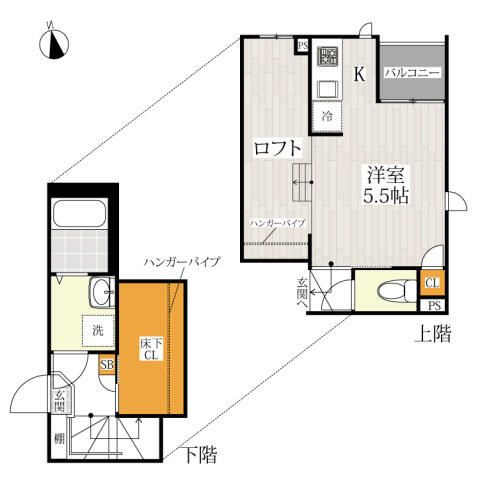 ＣＢ北柏グランディールの間取り